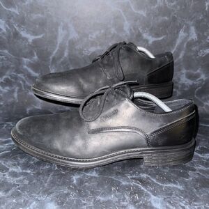 ECCO Knoxville Gore-Tex Waterproof Black Leather Shoes Mens Size 10-10.5 (44)